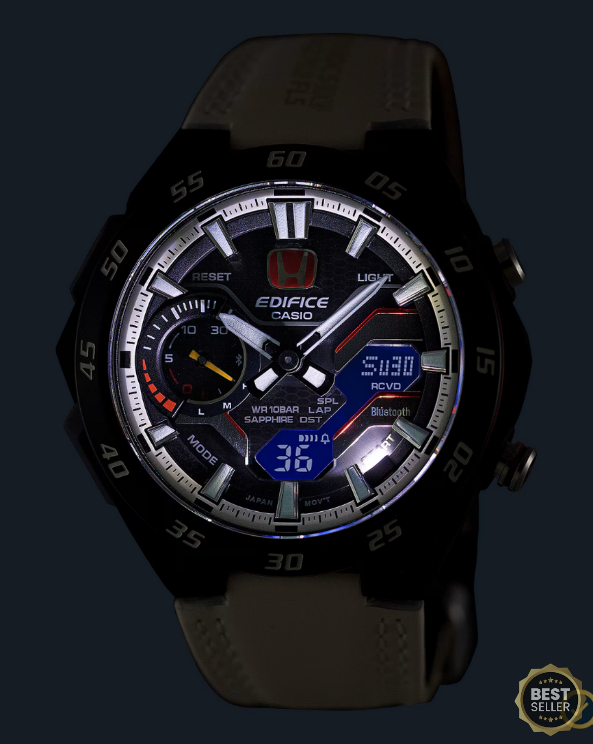 ECB-21002HR-1AJR White Premium Watch.