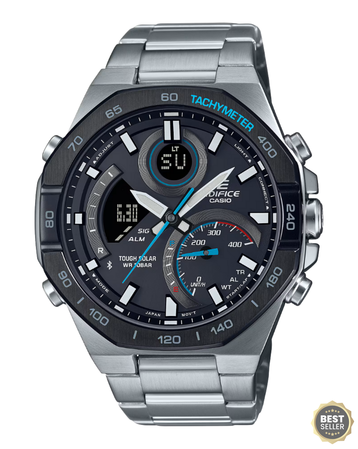 ECB-21006A-ADR Blue Stainless Steel Watch.