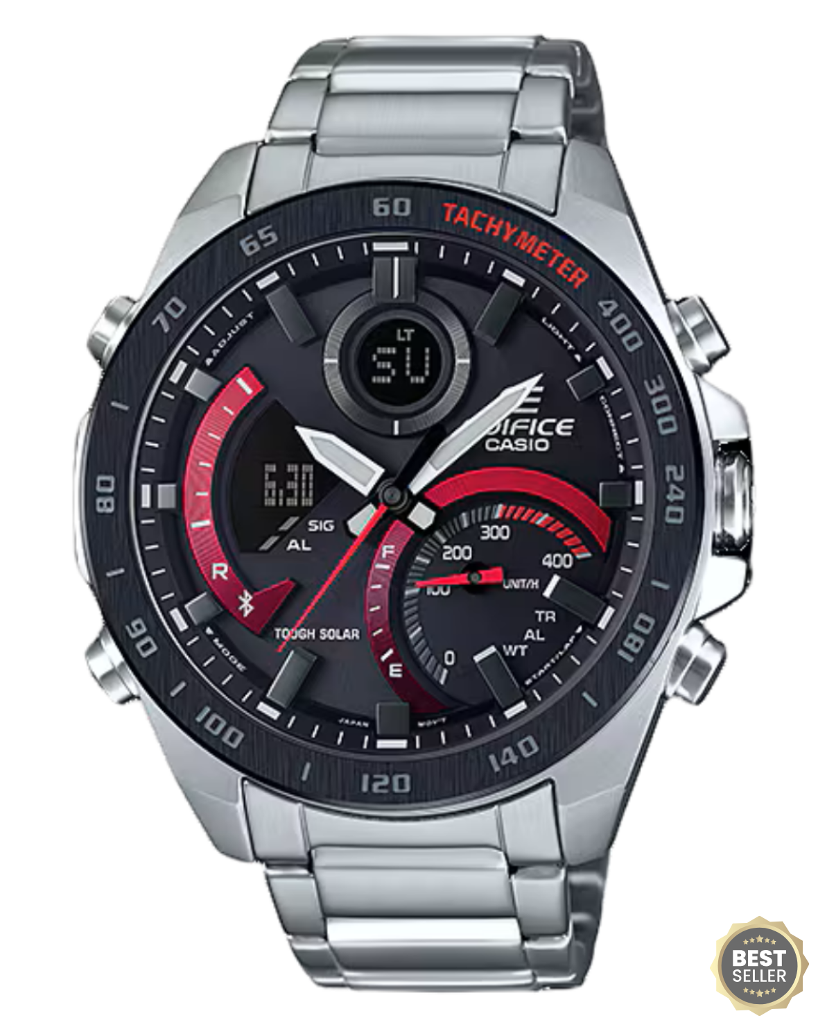ECB-21066HR-1AJR Black & Red Watch.
