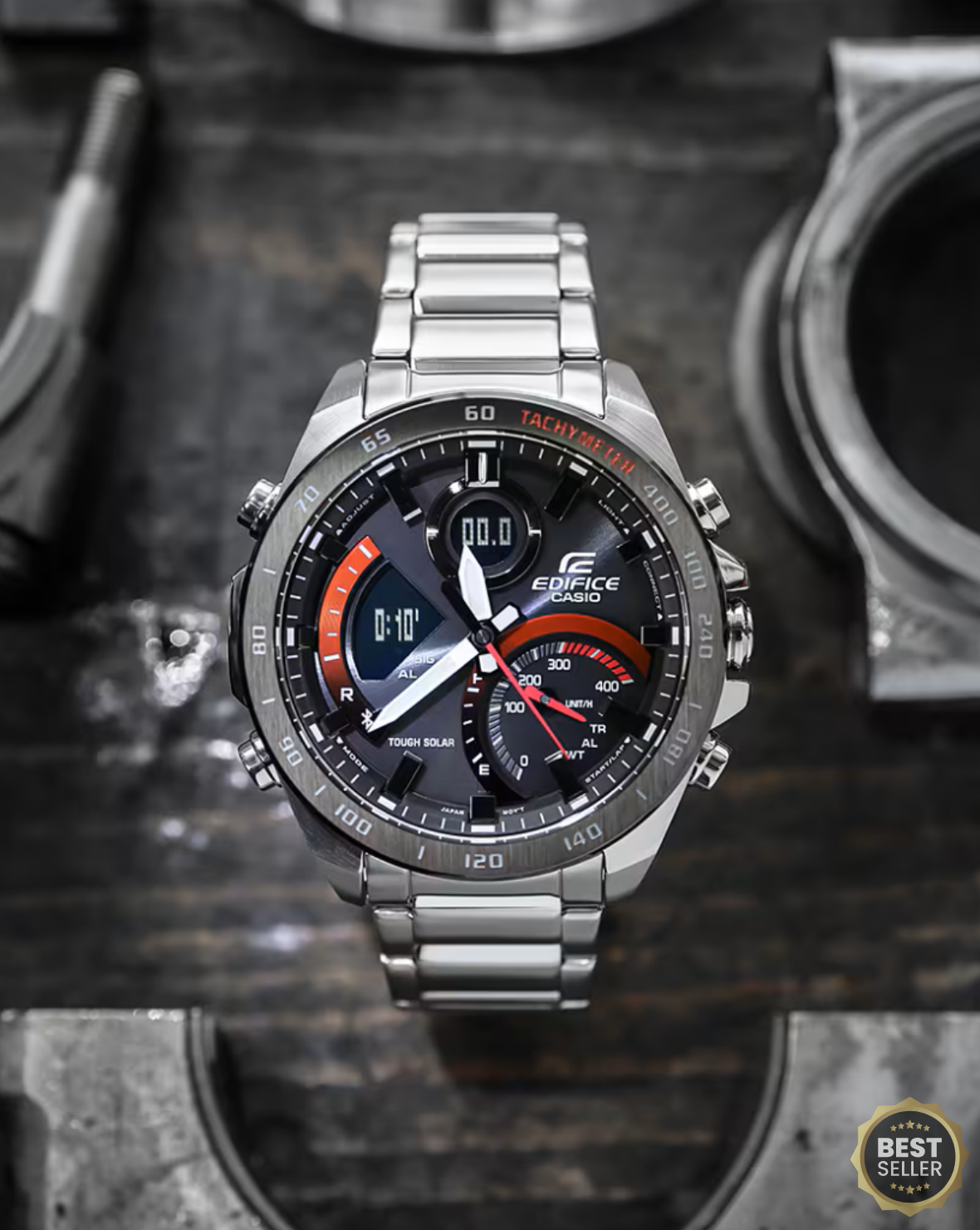 ECB-21066HR-1AJR Black & Red Watch.