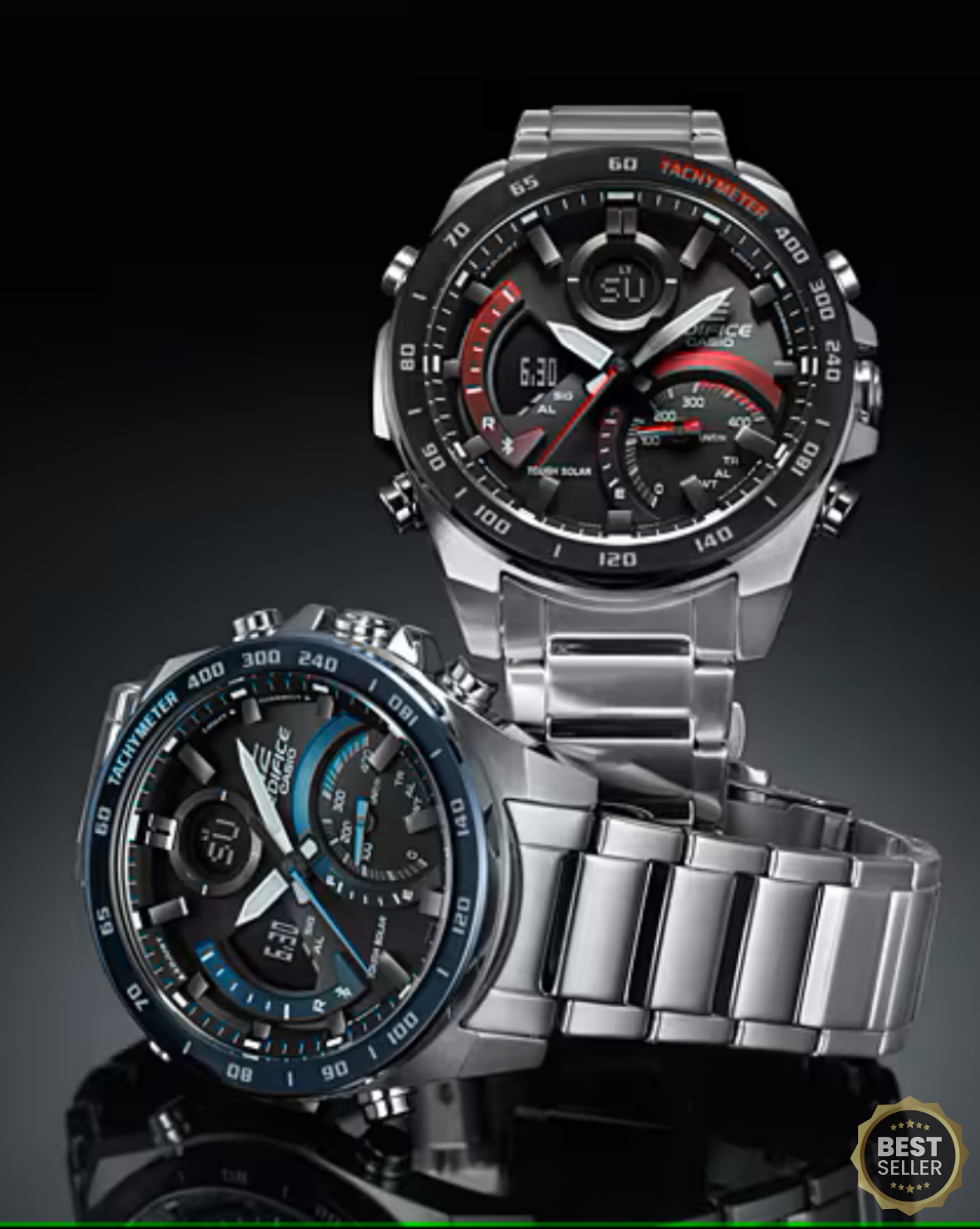 ECB-21066HR-1AJR Black & Red Watch.