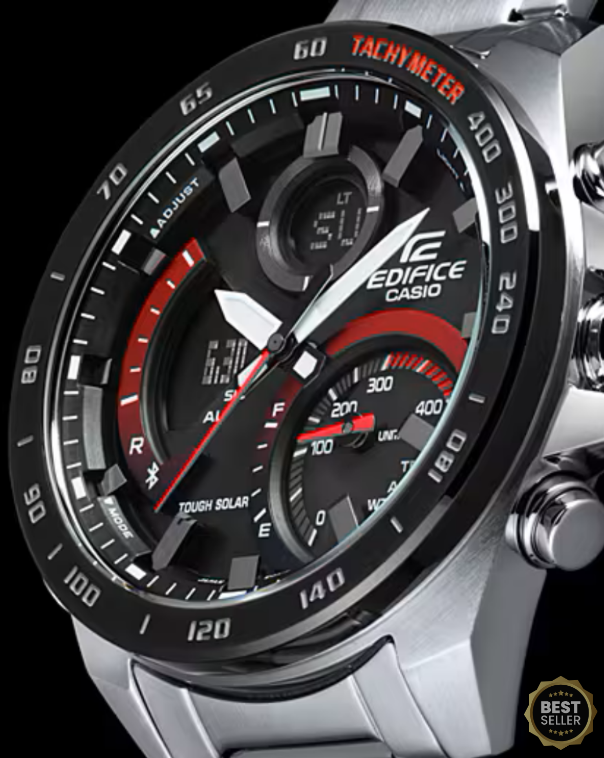 ECB-21066HR-1AJR Black & Red Watch.