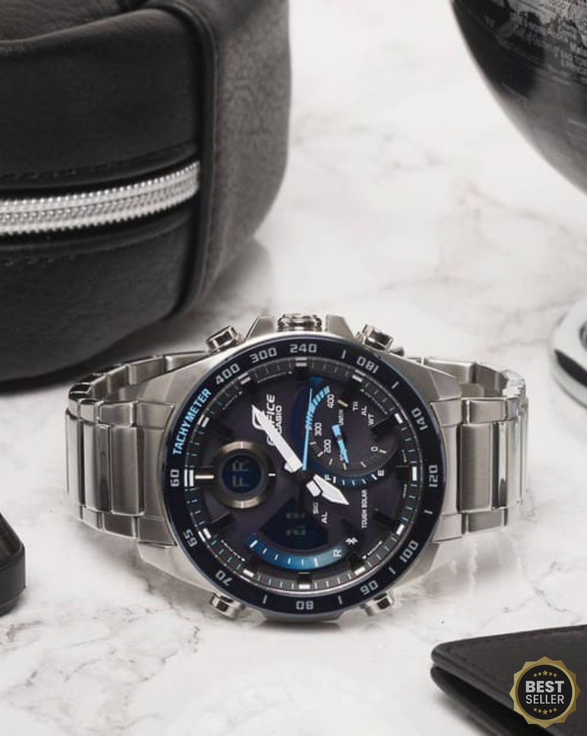 ECB-21006A-ADR Blue Stainless Steel Watch.