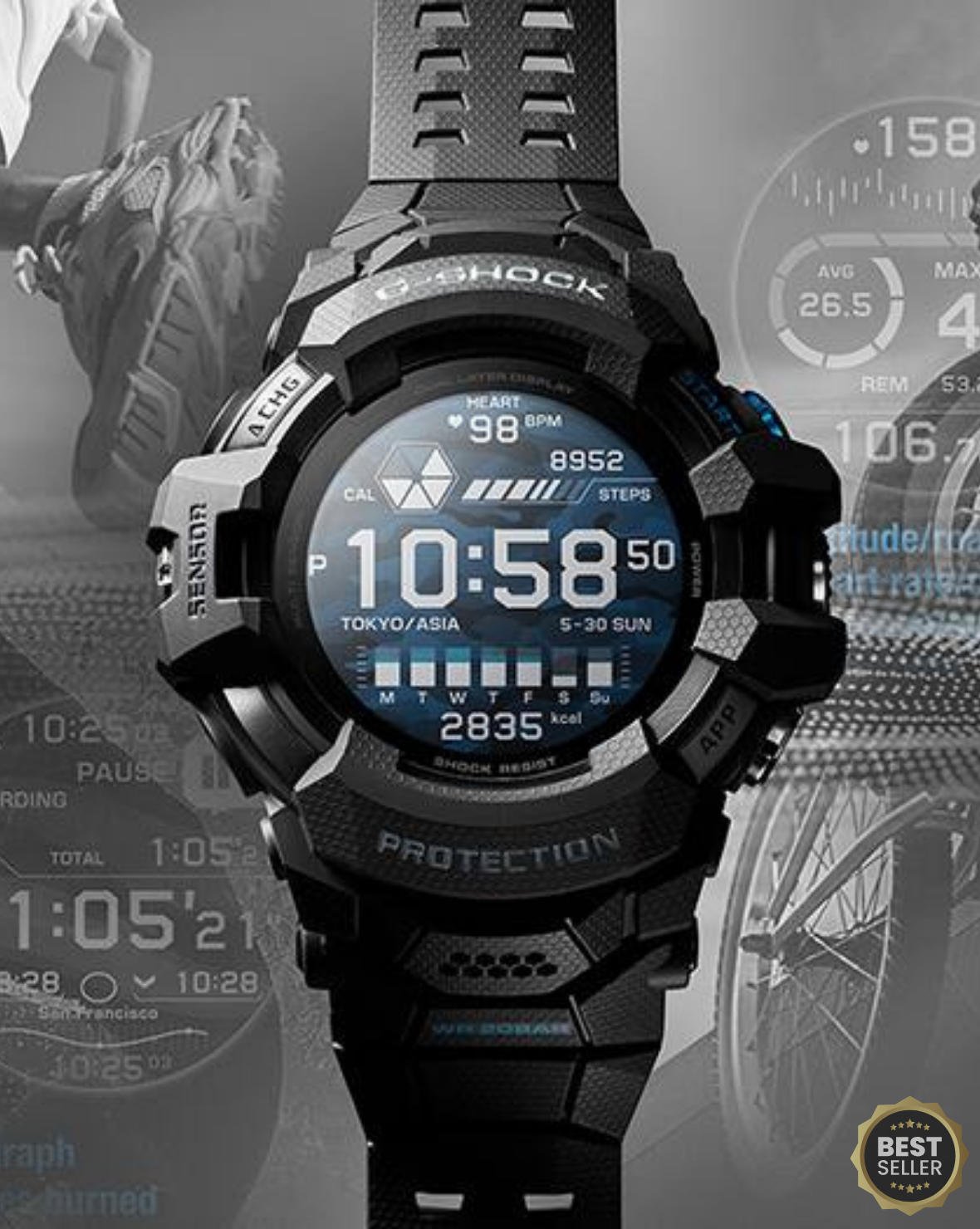G-21001A-1ADR Men’s Sports Watch.
