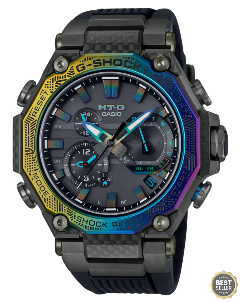 MTG-B21002YR-1A– Atomic Black Multicolor.