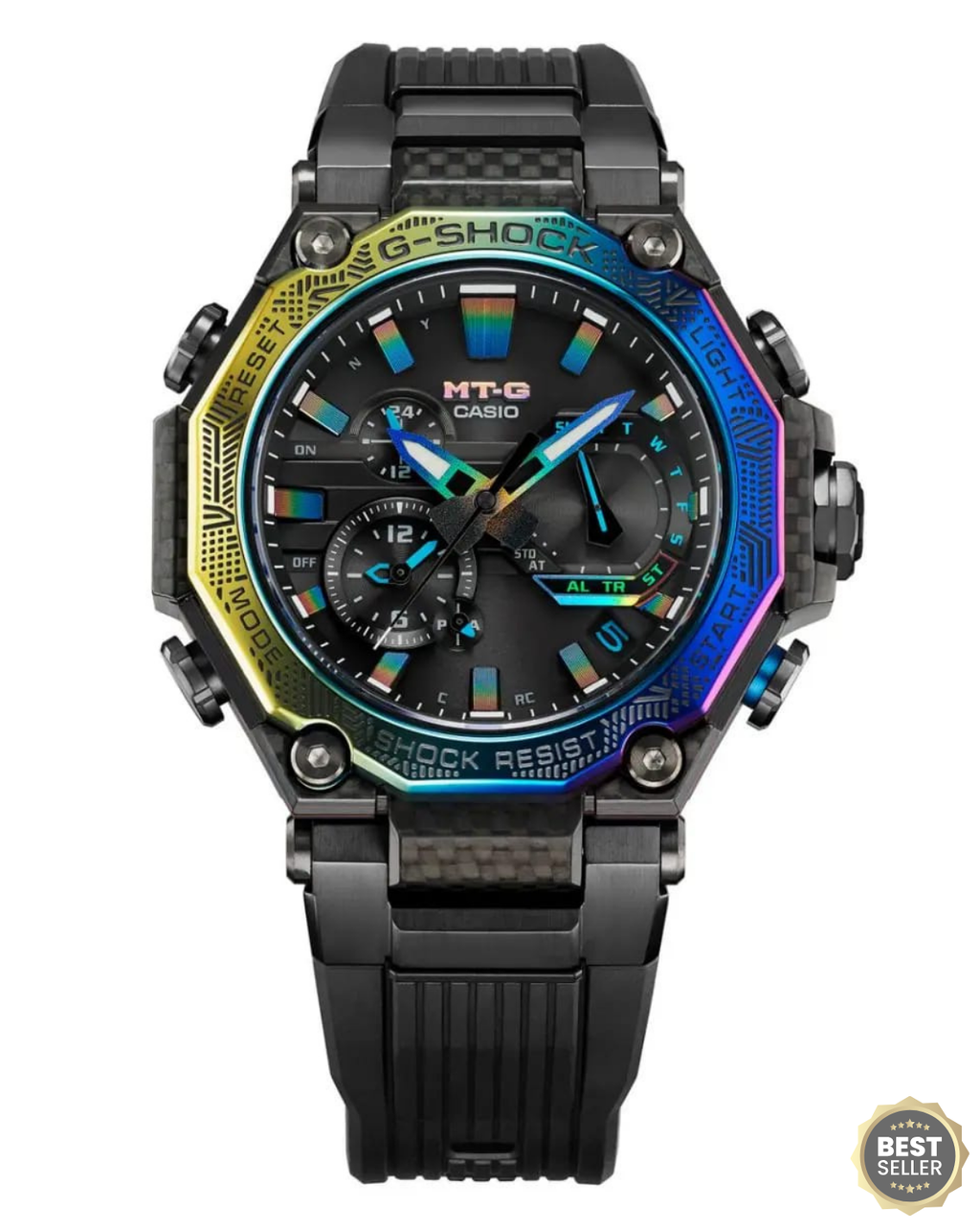 MTG-B21002YR-1A– Atomic Black Multicolor.