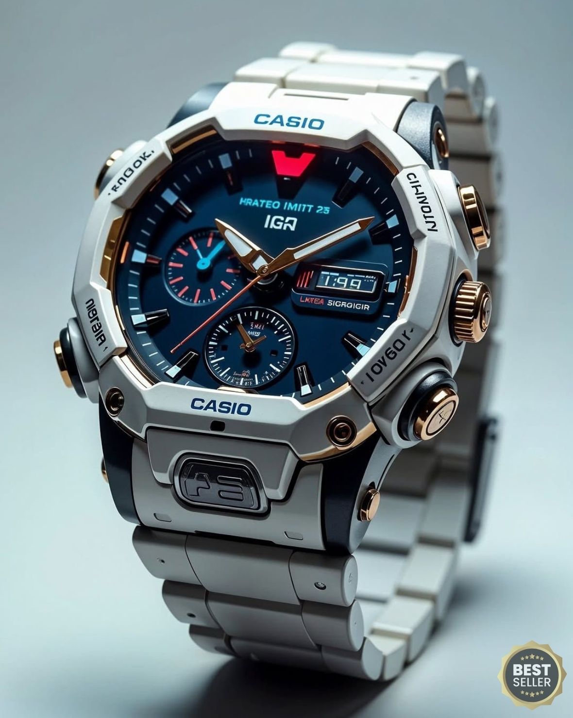 AD-21002-ADR Silver Dial Men’s Watch.